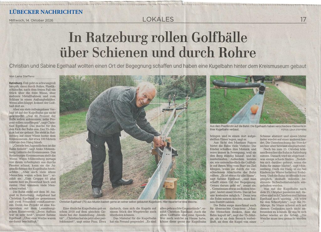 Lübecker Nachrichten vom 14.10.2026